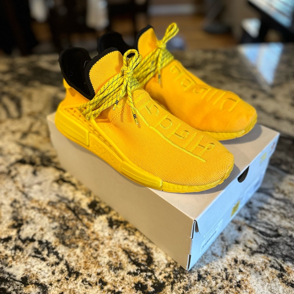 Adidas Human Race Hu NMD Pharell Williams Hindi Gold Yellow